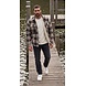 M.O.D. Denim Check Vest gevoerd Max