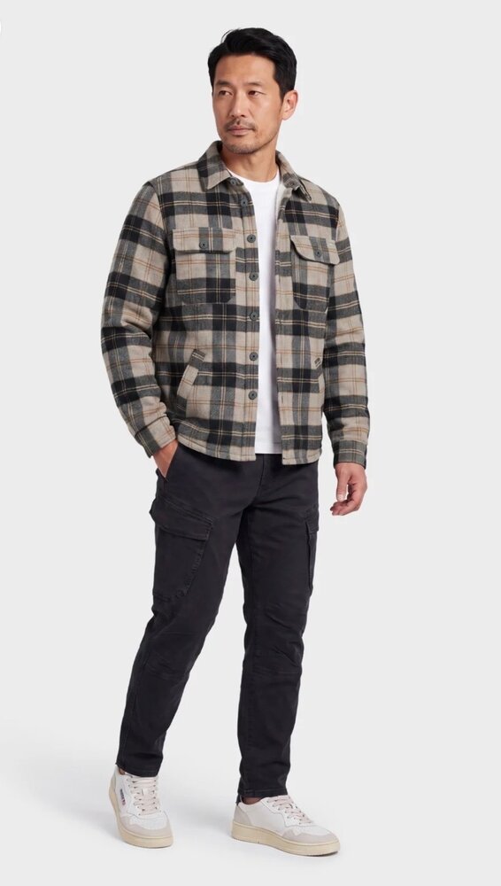 M.O.D. Denim Check Vest gevoerd Max