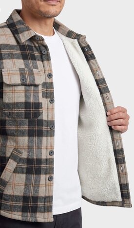 M.O.D. Denim Check Vest gevoerd Max