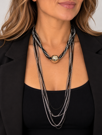 Ketting lang bollen KO28