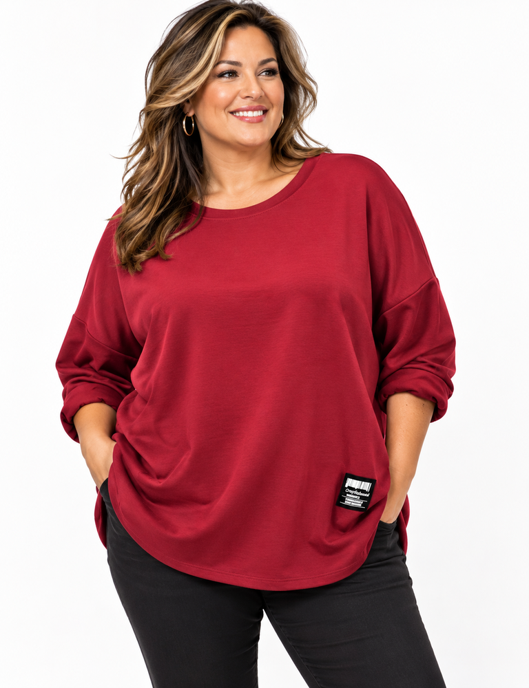 Moda Shirt oversized side zipper ING