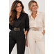 Moda Elastische riem met 2x vierkant gesp 29483 Moda Elastische riem met 2x vierkant gesp 29483
