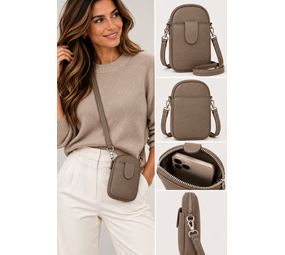 Moda Phone bag 3 vaks echt leder Pada Moda Phone bag 3 vaks echt leder Pada