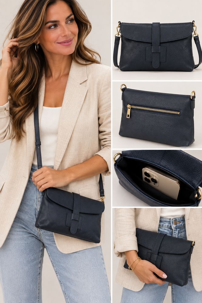 Moda Crossbag Echt leder Herma