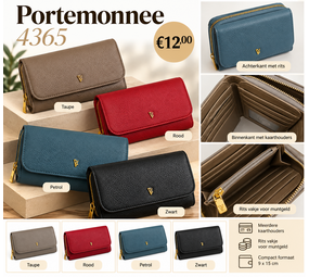 Moda Portemonnee 4365 Moda Portemonnee 4365