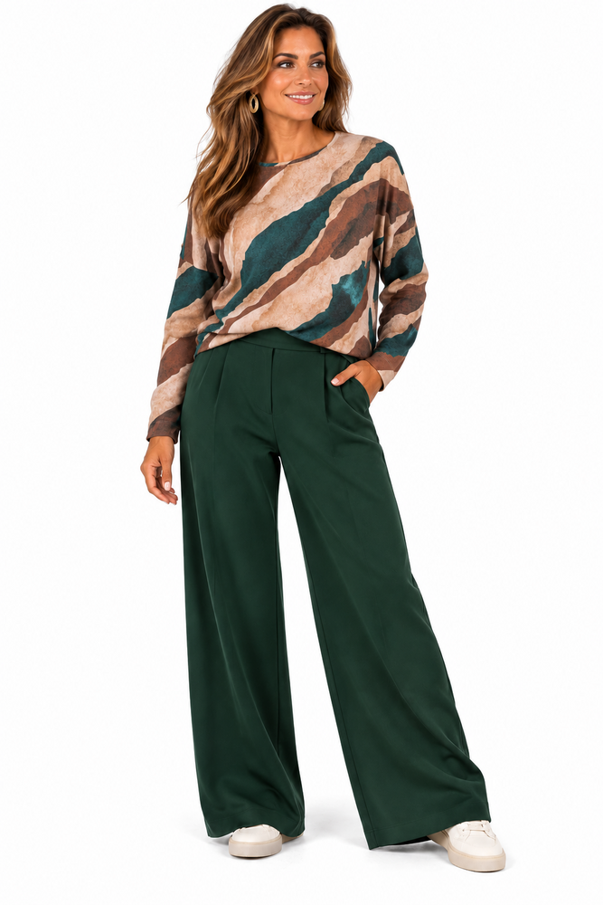 Enjoy Sweater cosy lm allover print 156980 Enjoy Sweater cosy lm allover print 156980