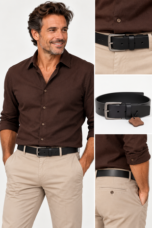 Moda Lederen riem 832