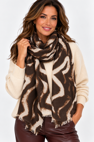 Moda Sjaal animal print 4144