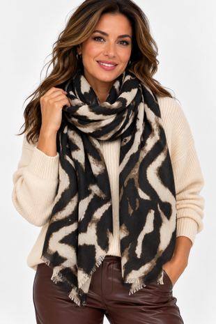 Moda Sjaal animal print 4144