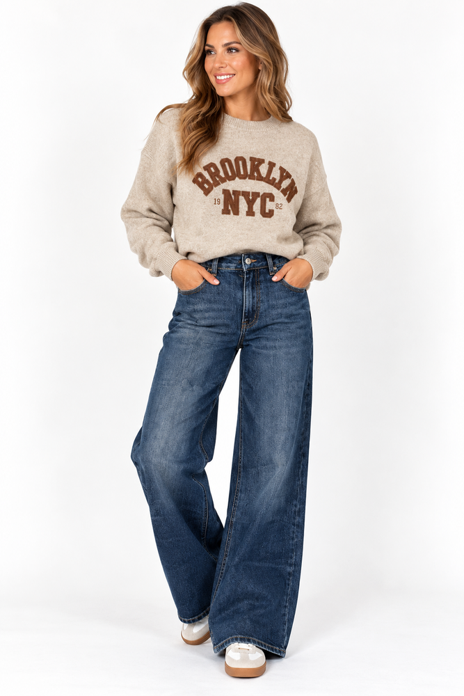 Sarah John Denim Wide leg stretch 1092 Sarah John Denim Wide leg stretch 1092