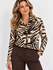 Blouse doorknoop kraag 10168