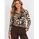 By Swan Blouse doorknoop kraag 10168 By Swan Blouse doorknoop kraag 10168