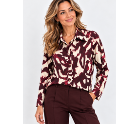By Swan Blouse doorknoop kraag 10696