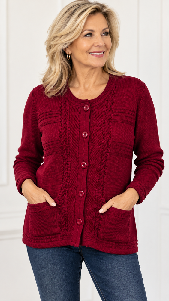 Moda Vest met knopen Sylvia
