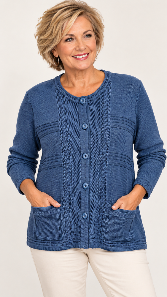 Moda Vest met knopen Sylvia