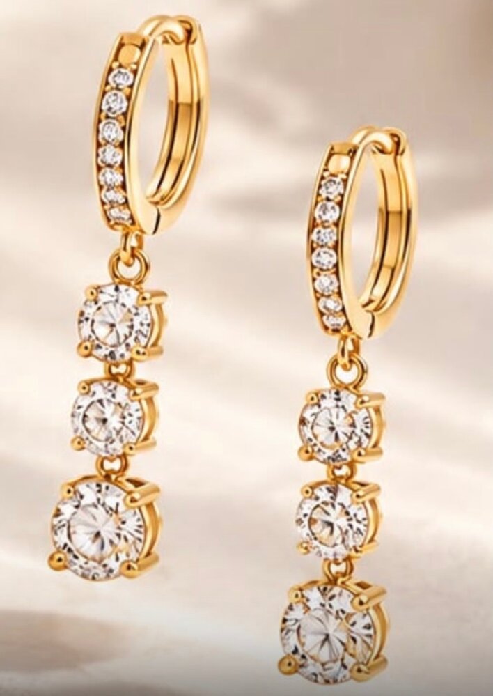 Claston Luxury Earrings Drowing In Sparkle 2501-58