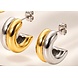 Claston Luxury Earrings Duo Chunk 2501-57 Claston Luxury Earrings Duo Chunk 2501-57