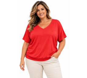 Moda Shirt v-hals 8132 Moda Shirt v-hals 8132