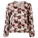 Enjoy Blouson v-hals grafische print 183619 Enjoy Blouson v-hals grafische print 183619