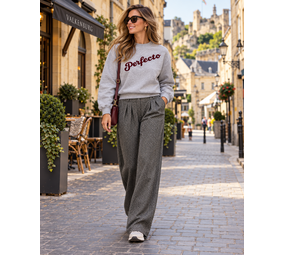 Ivy Beau Pantalon plooi wide fit Milika Ivy Beau Pantalon plooi wide fit Milika