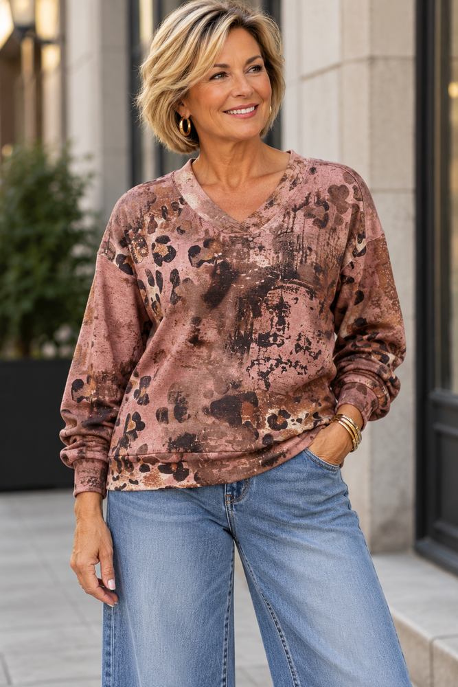 Enjoy Sweater cosy v-hals 156855