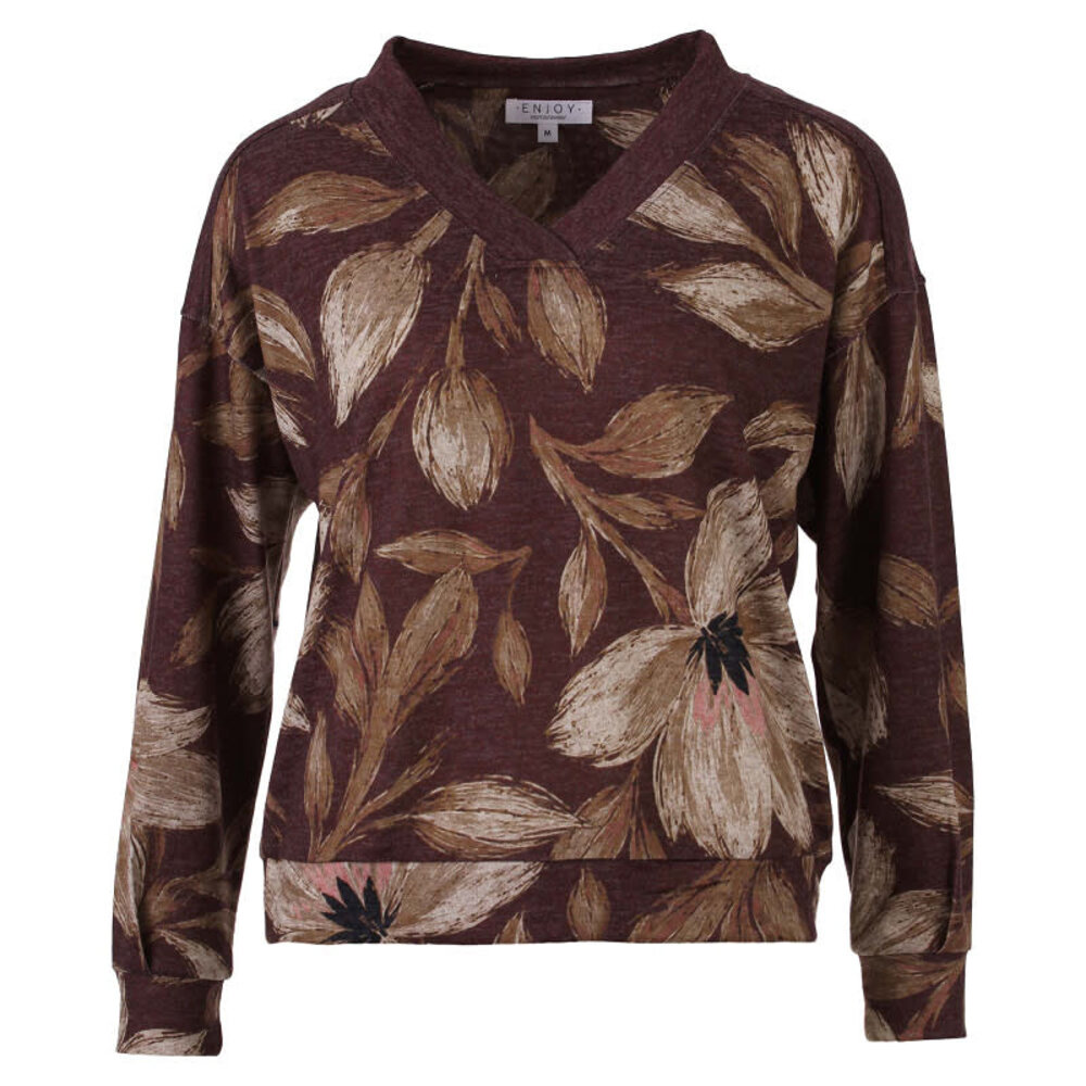 Enjoy Sweater cosy v-hals 156854 Enjoy Sweater cosy v-hals 156854