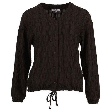 Enjoy Blouse v-hals structuur 183633 Enjoy Blouse v-hals structuur 183633