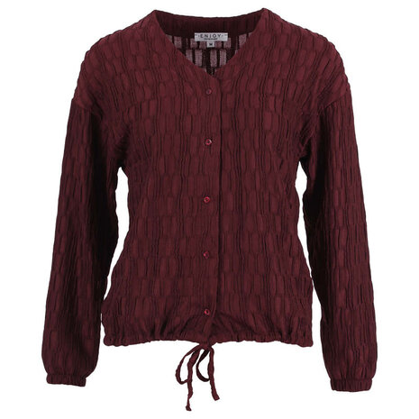 Enjoy Blouse v-hals structuur 183633 Enjoy Blouse v-hals structuur 183633