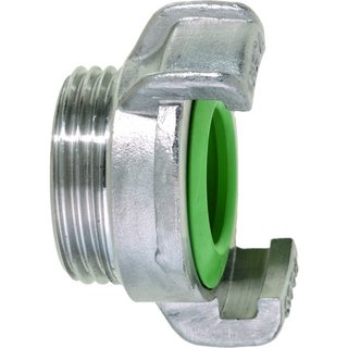 GEKA® GEKA plus Gewindestück E AG G1 1/4 Edelstahl VPE 10