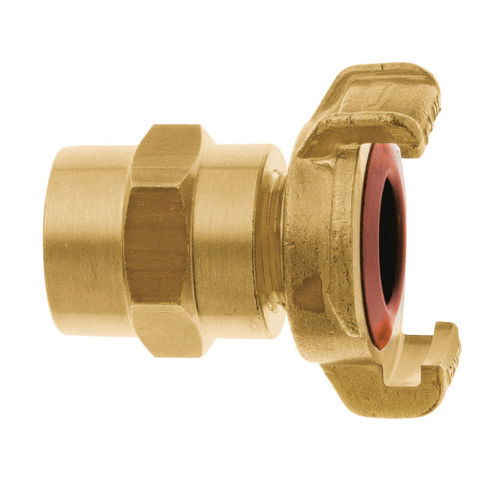 GEKA® GEKA plus Schlauchstück XK  3/4" - 19mm MS m. Schlauchfassung DVGW  VPE 5