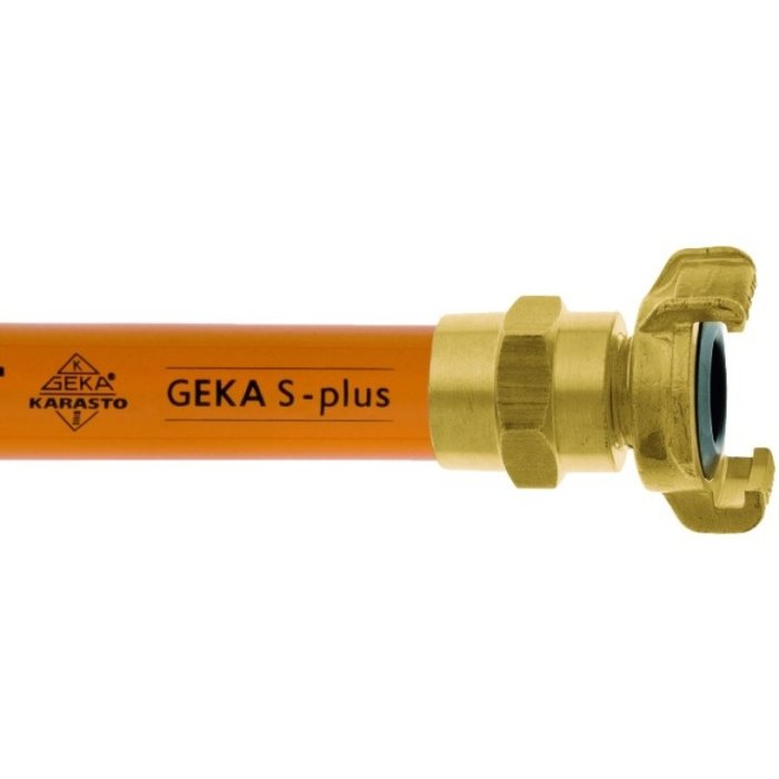 GEKA® GEKA plus Schlauchstück XK  3/4" - 19mm MS m. Schlauchfassung DVGW  VPE 5
