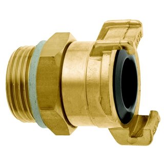 GEKA® GEKA plus Gewindestück 360 AG G3/4 MS drehbar VPE 10