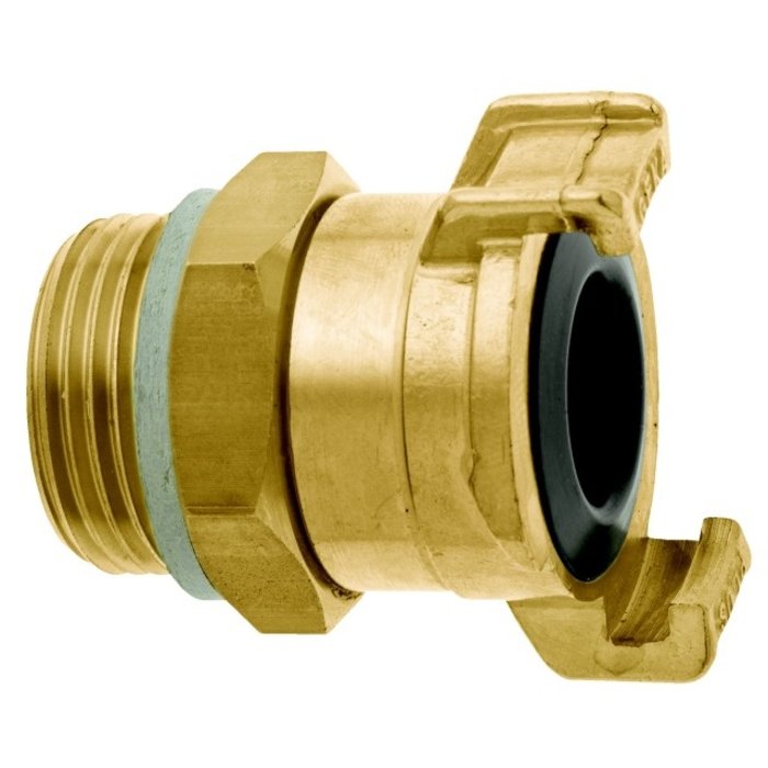 GEKA® GEKA plus Gewindestück 360 AG G3/4 MS drehbar VPE 10