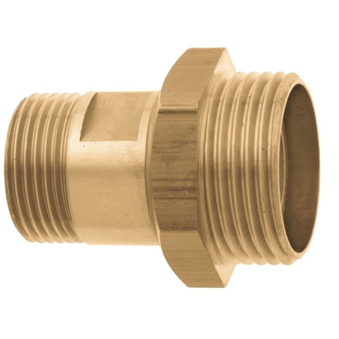 GEKA® GEKA plus Gewindenippel 360 AG G1/2 x G3/4 MS drehbar VPE 10