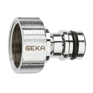 GEKA® GEKA plus-Hahnstecker "Stecksystem" IG G 1/2" MS Cr EAN VPE 5