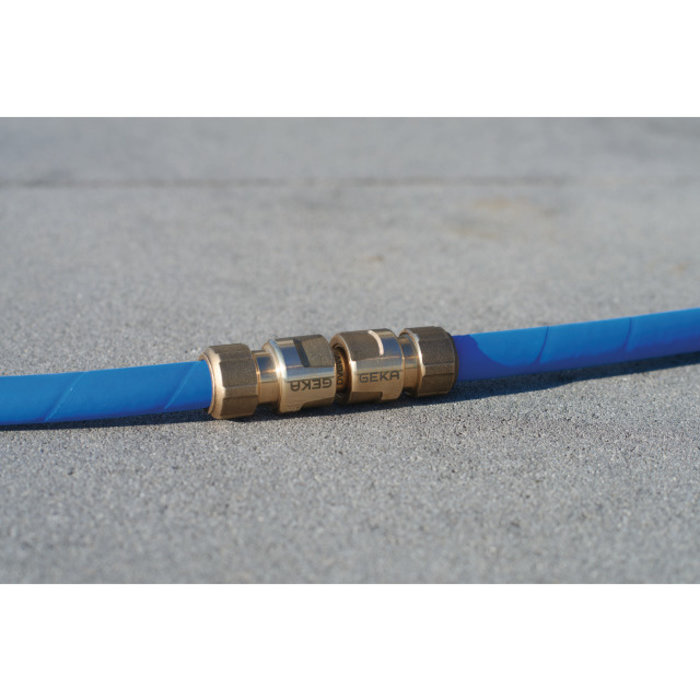 GEKA® GEKA plus-Schlauchstück "Trinkwasser" 3/4" - 19mm MS DVGW VP550 VPE 5