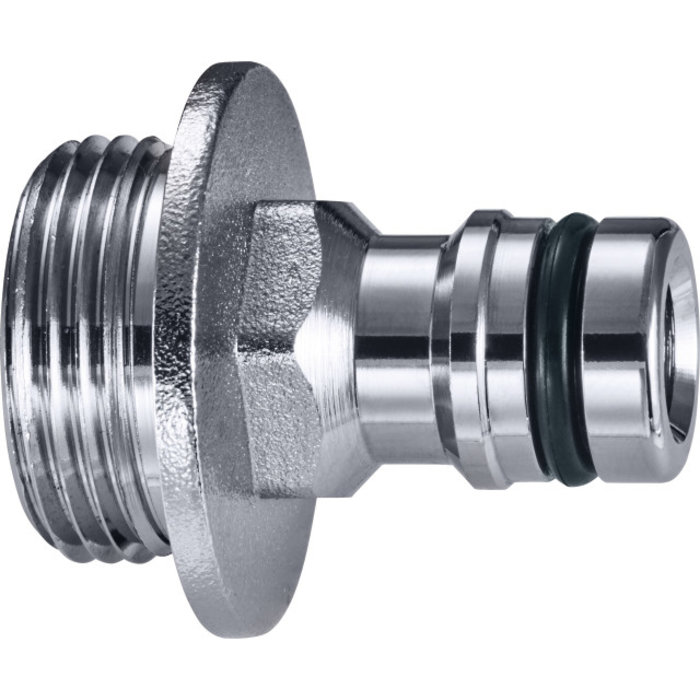 GEKA® GEKA plus-Anschlussstecker "soft rain" AG G 3/4" MS Cr EAN VPE 10