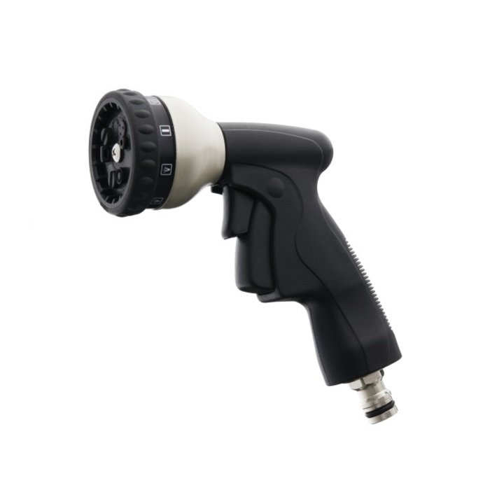 GEKA® Multibrause "9 S" m. Steck-Anschluss u. Trigger Metall  Karte