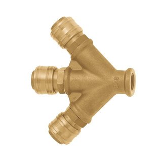 GEKA® ESSK-Dreiwegeventilsteckdose  IG G 3/8"-Anschluss MS