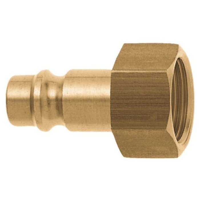 GEKA® ESSK-Schlauchstecker  IG G 3/8" MS m. Sechskant VPE 10