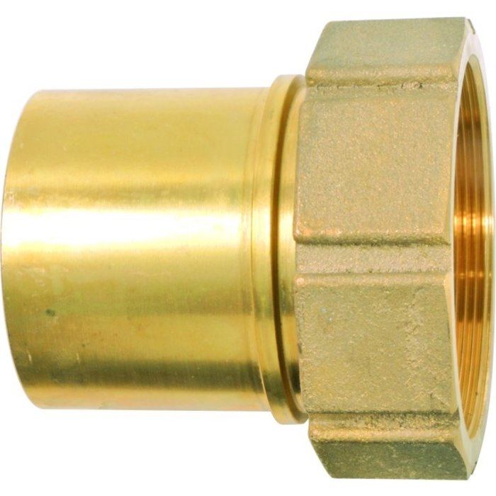 GEKA® Schlauchstutzen "TW" IG G 1" MS m. Sicherungsbund drehbar