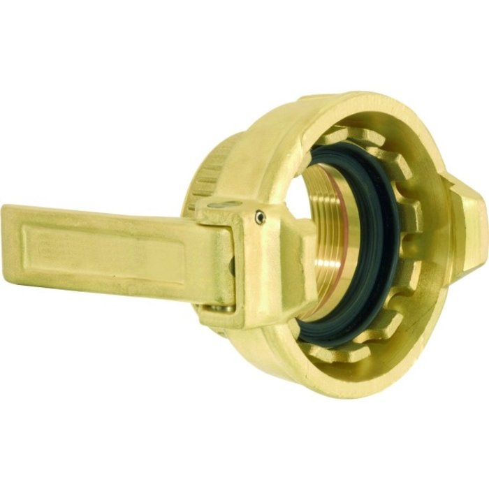 GEKA® Mutter-Anschlussteil "TW - Typ MK" IG G 2" MS m. Hebel DIN 28450