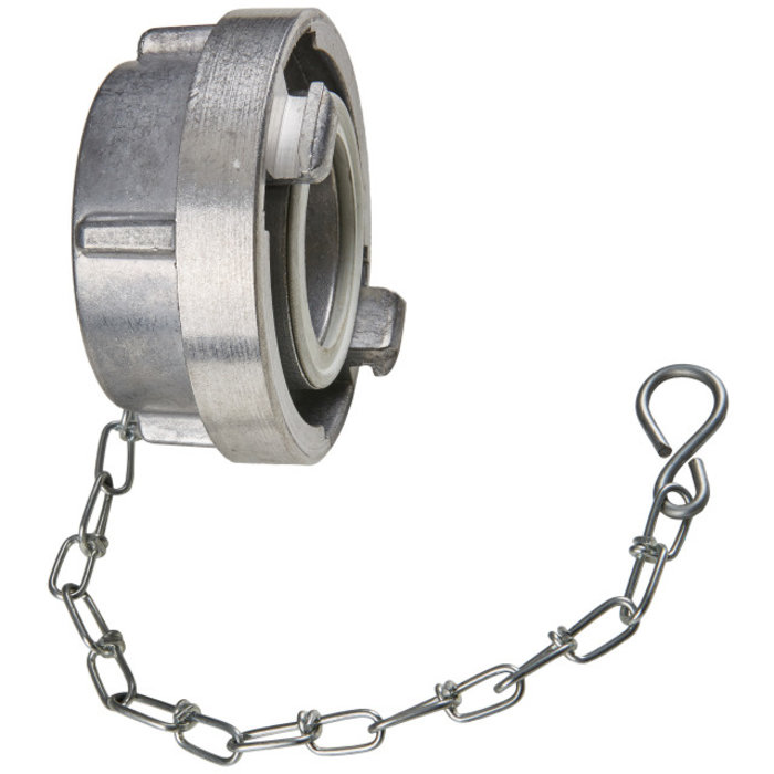 GEKA® Blindkupplung "STORZ" Größe 75-B KA 89mm  m. Kette AL Guss