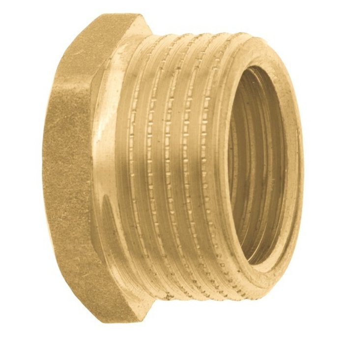 GEKA® GEKA-Reduzierstück IG G 1/4" x AG G 3/8" MS m. Sechskant VPE 10