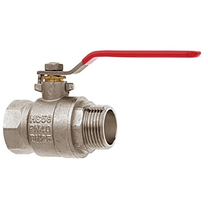 GEKA® GEKA plus-Kugelhahn "Typ 3" IG x AG G 1 1/2" MS Ni