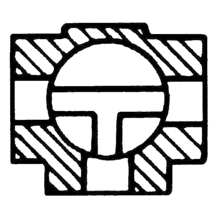 GEKA® Dreiwege-Kugelhahn "Form T" IG G 3/4" MS Ni