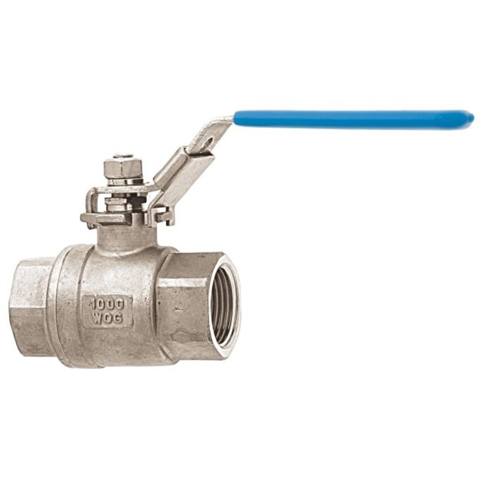 GEKA® Kugelhahn  2 xIG G 3/8" Cr-Stahl 1.4401/1.4408 2-tlg VPE 10