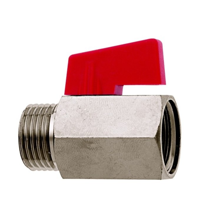 GEKA® GEKA-Minikugelventil IG x AG G 1/4" MS Cr VPE 30