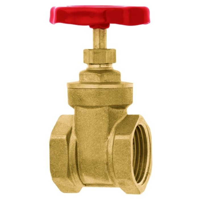 GEKA® Muffen-Absperrschieber 2 x IG G 1 1/4" MS VPE 5