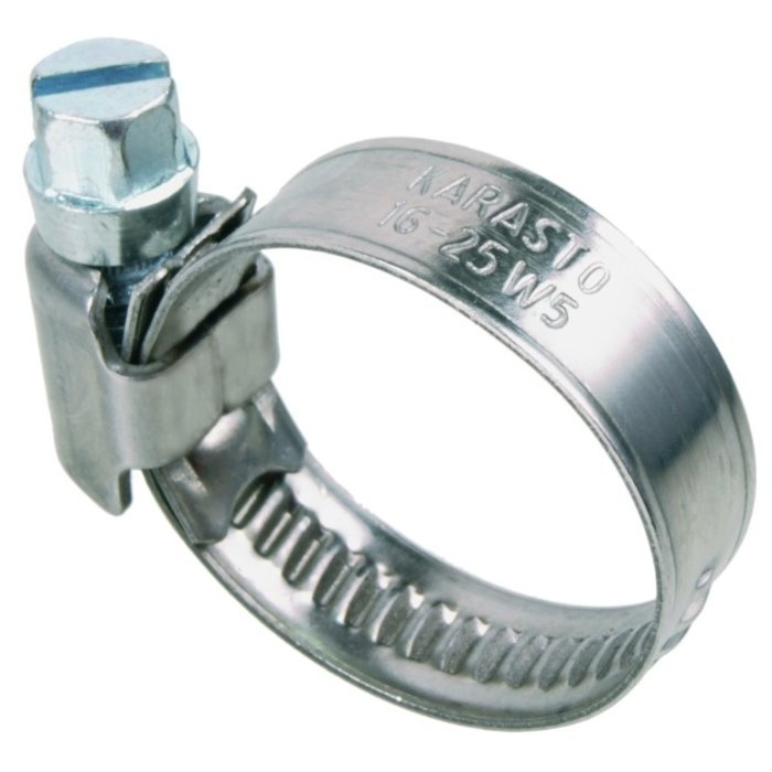 GEKA® GEKA-Schlauchschelle "W5" 12-22mm x 9mm breit 1.4401 DIN 3017 VPE 100